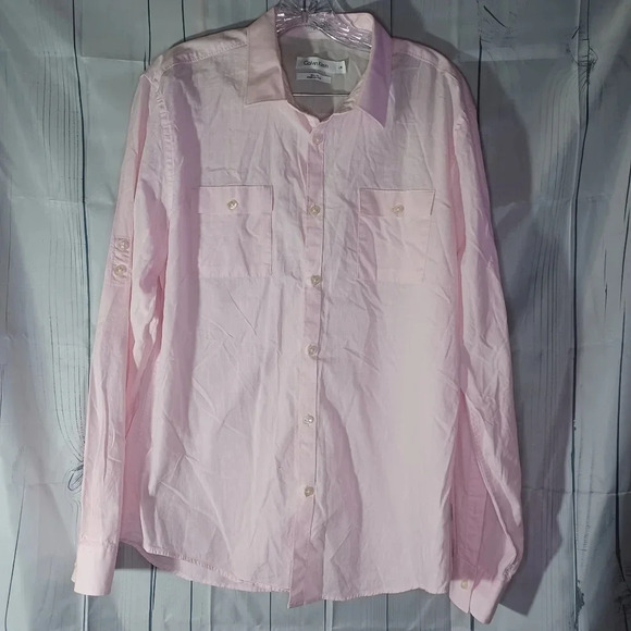 Calvin Klein men's button-down shirt - Picture 1 of 8